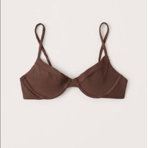 Abercrombie and Fitch Ribbed Underwire Bikini Top